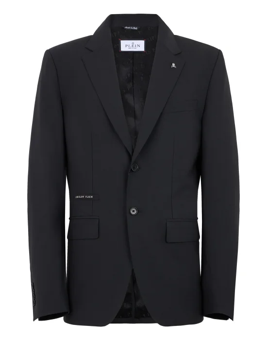 Regular Fit Blazer Skull Strass